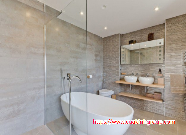 Thi công lắp đặt vách ngăn kính cường lực giá mềm tại Yên Bái