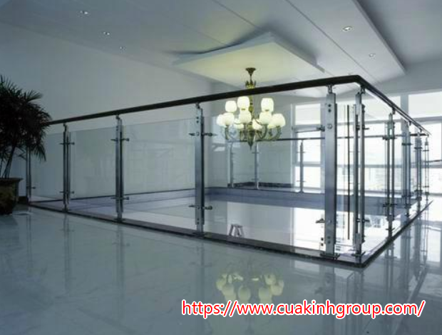 Thi công lắp đặt lan can kính cường lực chuyên nghiệp tại Thái Nguyên