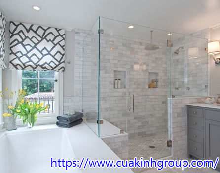 Nhận thi công thiết kế vách kính tắm đẹp uy tín giá rẻ tại Kiên Giang 