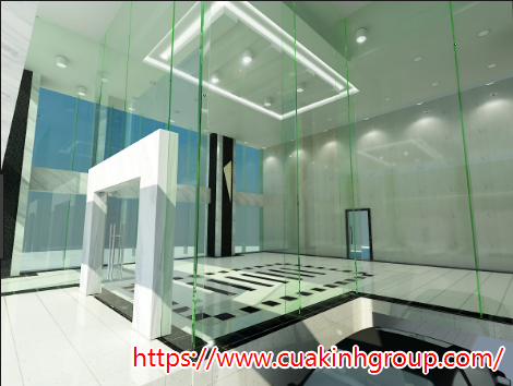 Vách kính cường lực 12mm và những điều bạn cần biết