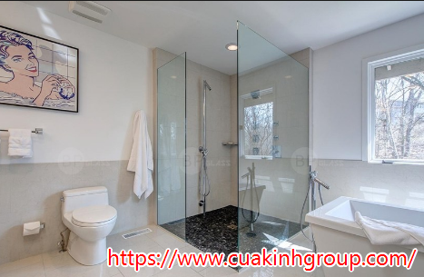 Kính thước vách ngăn phòng tắm kính theo chuẩn người Việt Nam