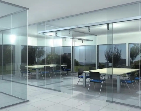 So sánh 2 loại vách ngăn kính cường lực mờ