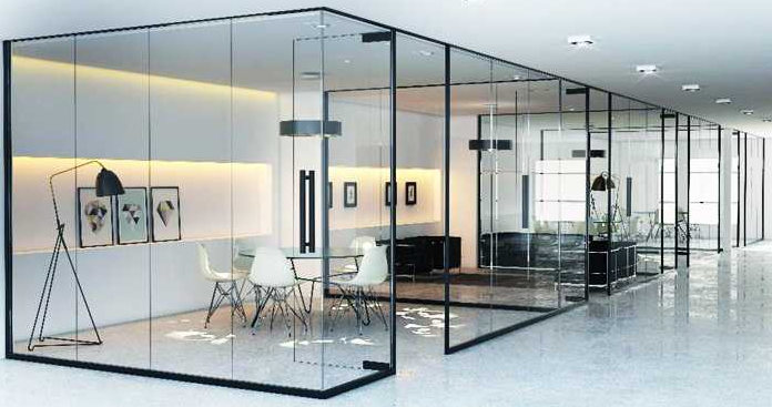 Tại Sao Nên Dùng Vách Kính Cường Lực Cho Văn Phòng 