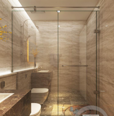 Thiết kế vách tắm kính Hapulico - Chị Thảo