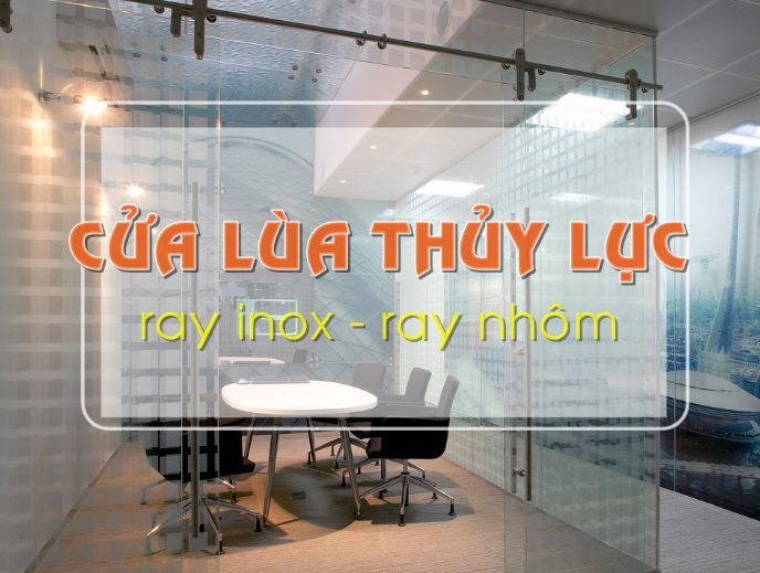 Cấu tạo cửa lùa trượt treo đẩy sang 2 bên cho cửa cửa hàng