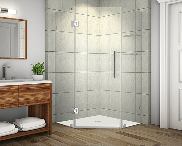 Vách Tắm Kính 135 Độ Của A Luân Chung Cư Vinhomes Greenbay  