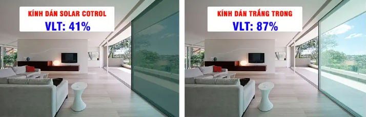 Hệ số truyền sáng của kính