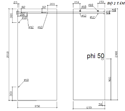 Bản vẽ cad cửa kính cường lực
Bản vẽ CAD cửa kính cường lực là một sản phẩm thật sự đáng giá để đầu tư. Với kiến trúc đỉnh cao, cửa kính cường lực là lựa chọn hoàn hảo cho bất kỳ không gian nào. Với bản vẽ CAD chi tiết, các kỹ sư có thể chính xác trong việc thiết kế và sản xuất sản phẩm, từ đó đảm bảo chất lượng và tính thẩm mỹ của sản phẩm.