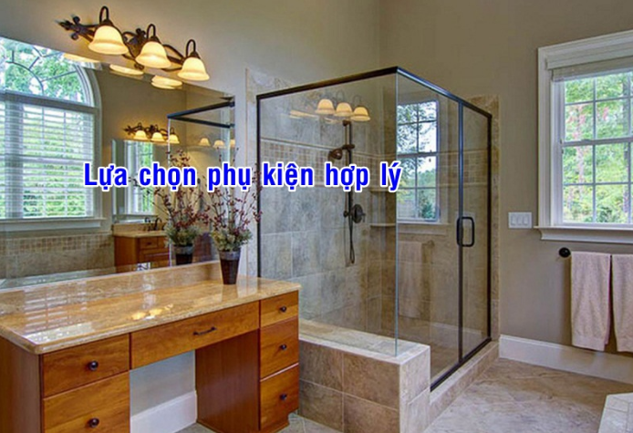 Lưu ý khi sử dụng nhà tắm có vách tắm kính