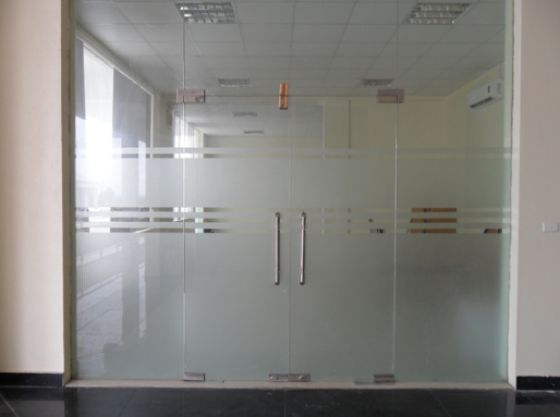 Cửa Kính Cường Lực 2 Cánh Văn Phòng  
