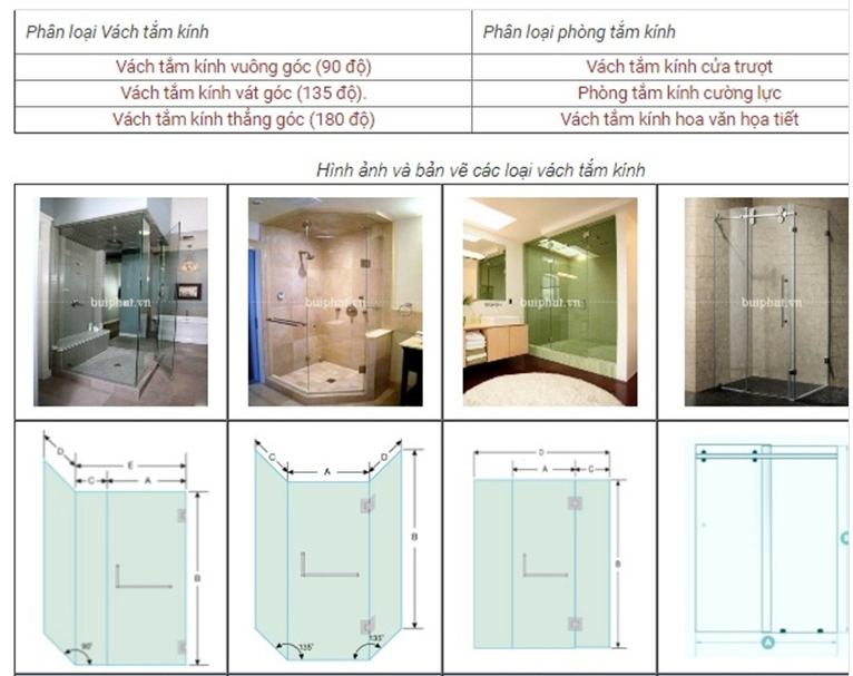Phụ kiện vách tắm kính