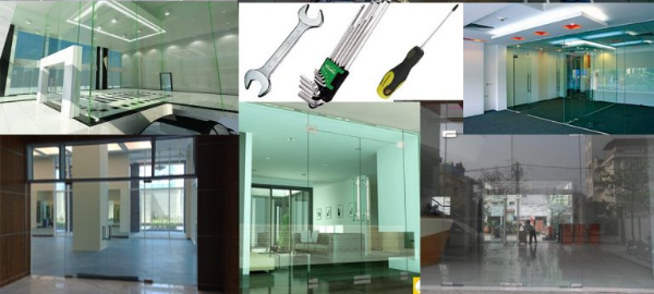 Sửa cửa kính cường lực