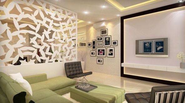 Vách kính nghệ thuật sang trọng