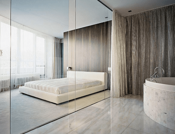 Vách Nhôm Ngăn Phòng Ngủ Đẹp