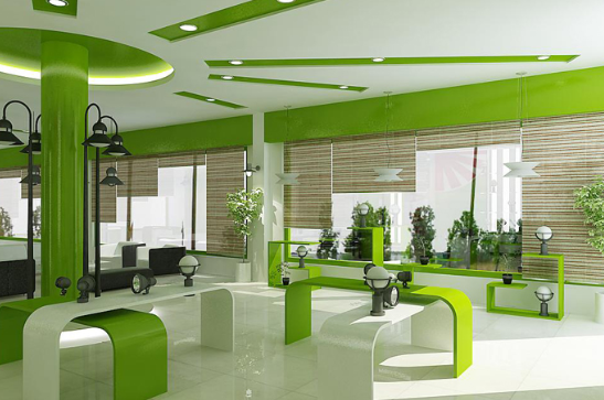 Kính Màu Nội Thất Trang Trí Cho Văn Phòng