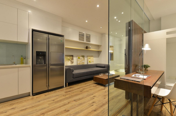 Mẫu đẹp vách kính cường lực 3