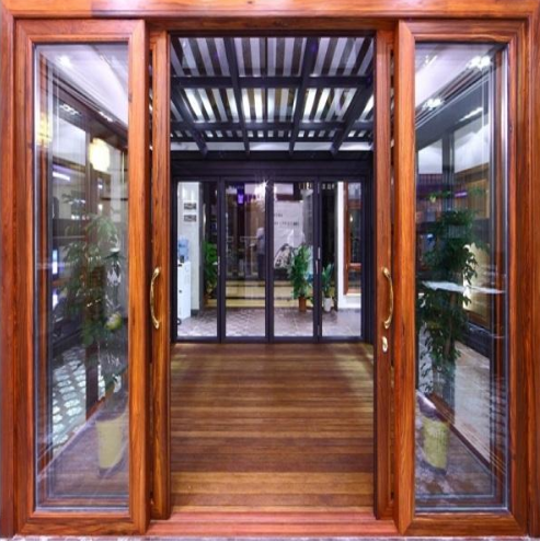 Tổng hợp các mẫu cửa nhôm kính vân gỗ đẹp ấn tượng tại Hà Nội