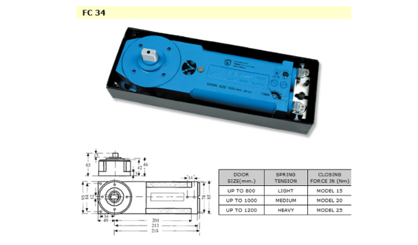 Yêu cầu kỹ thuật của phụ kiện cửa thủy lực