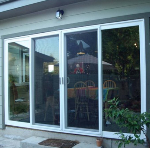 Cửa kính cường lực lùa treo 4 cánh 2