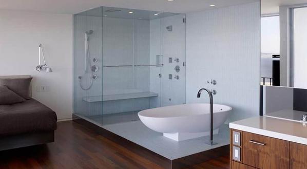 Giá vách tắm kính vuông góc