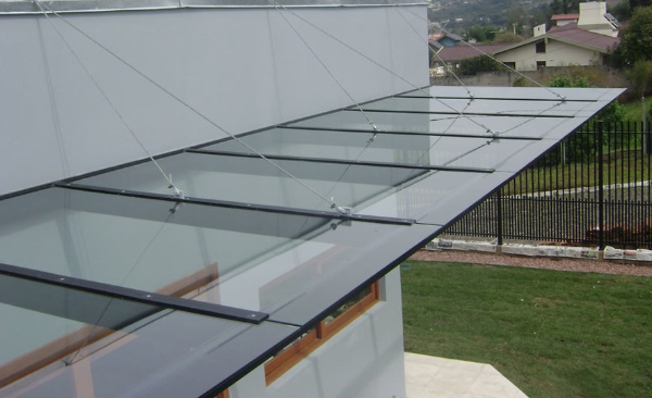 Lắp Đặt Mái Kính Cường Lực Treo Tại Hà Nội 3