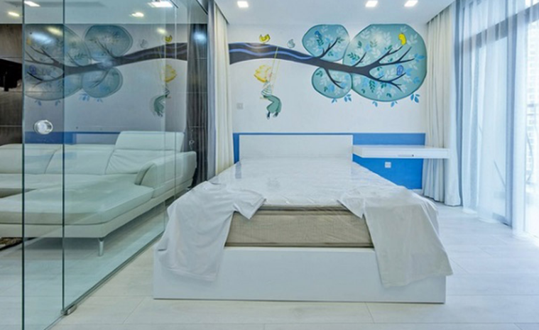 Mẫu phòng ngủ bằng kính đẹp