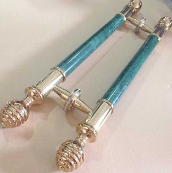 Tay nắm cửa kính bằng đá