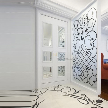 Vách kính nghệ thuật đẹp