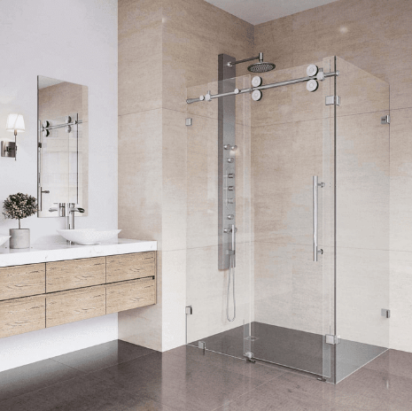 Vách tắm kính cường lực đẹp 1