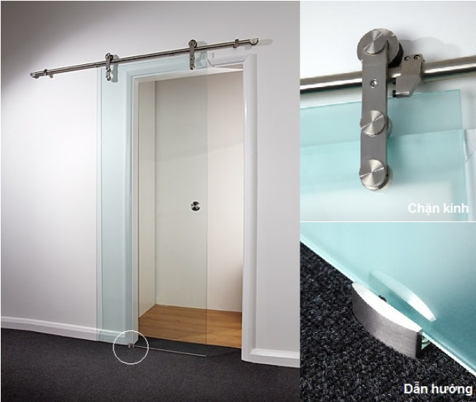 Cửa Kính Cường Lực Lùa Mở Trượt 1