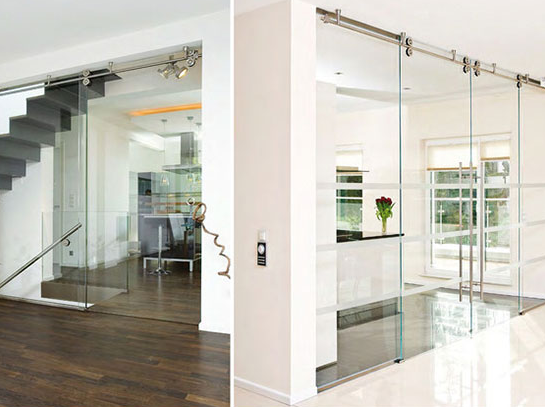 cửa lùa kính cường lực TIn THành