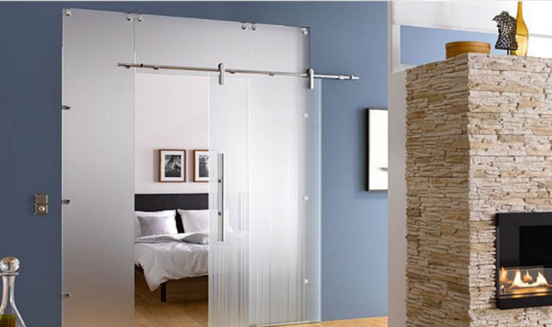 Cửa lùa kính cường lực đẹp