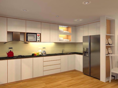 Kính Ốp Bếp Màu Be 2