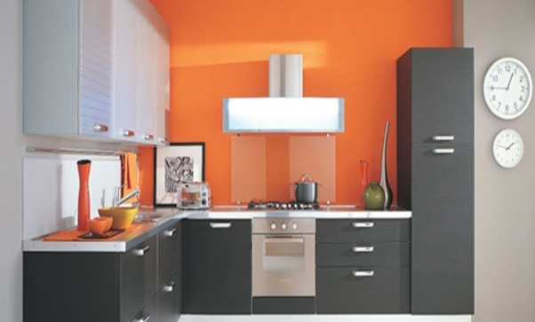 Kính Ốp Bếp Màu Cam 3