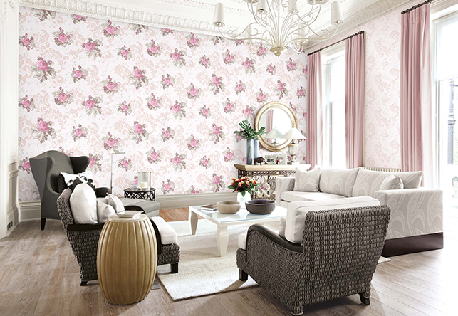 2. Dán giấy dán tường