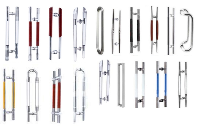 Phụ kiện tay nắm cửa kính