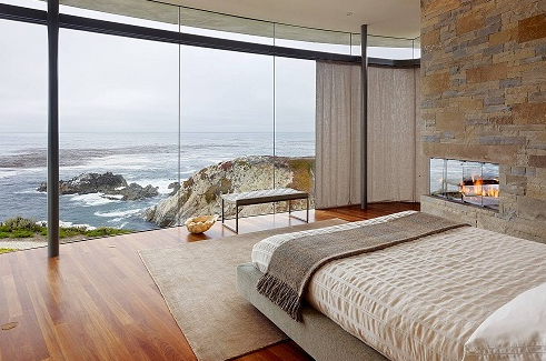 Vách kính ngăn phòng ngủ