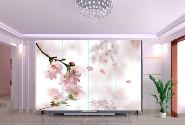 Vách ngăn kính nghệ thuật đẹp 2