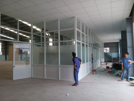 Vách nhôm kính loại đẹp