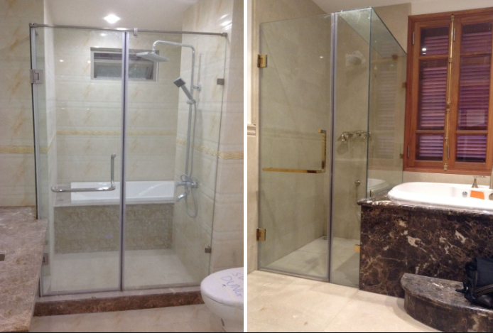 Vách tắm kính đẹp HÀ Nội