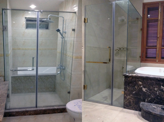 So sánh vách tắm kính mở quay và mở trượt 1
