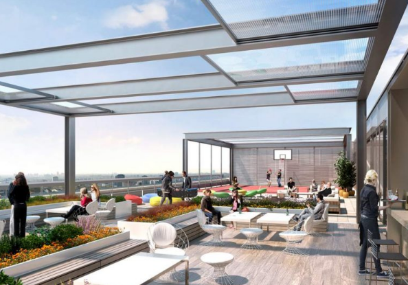 Cửa kính sân thượng